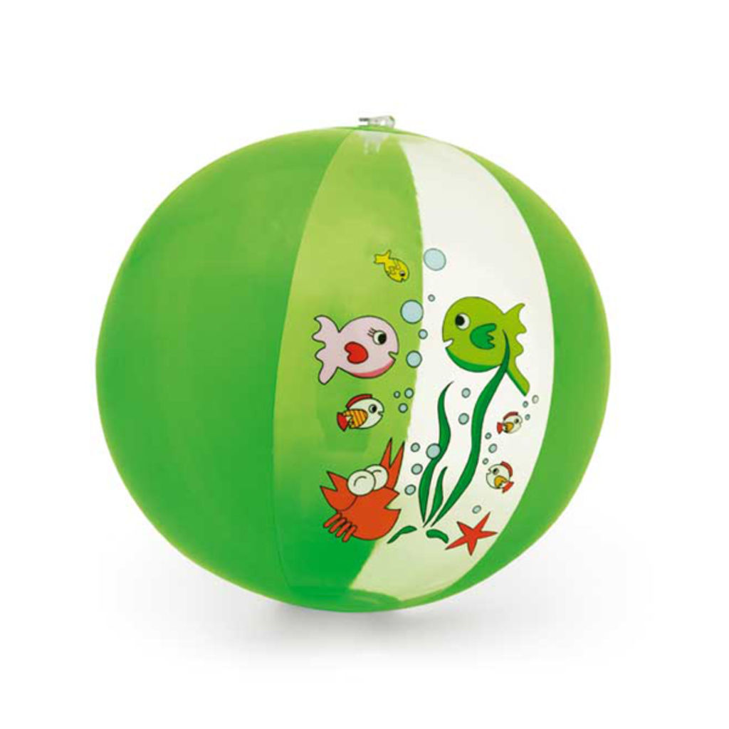 Надувной мяч, цвет светло-зеленый