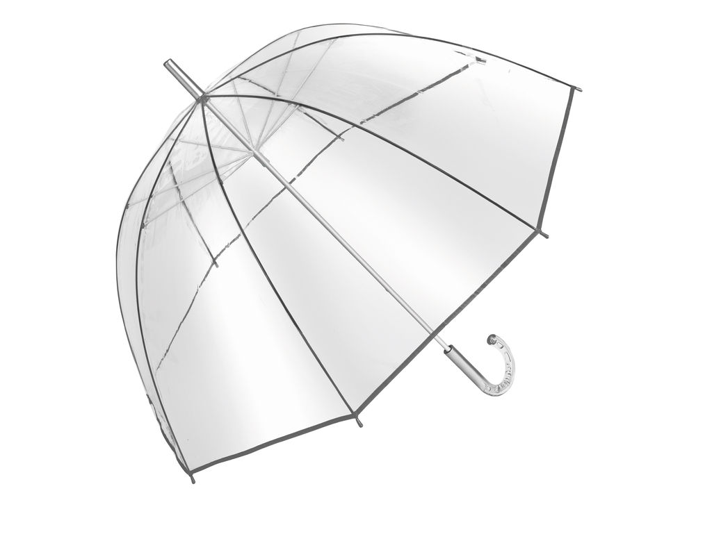 Зонт BELLEVUE, цвет прозрачный, серебристый