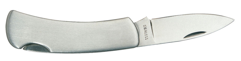 Нож складной METALLIC, цвет серебристый