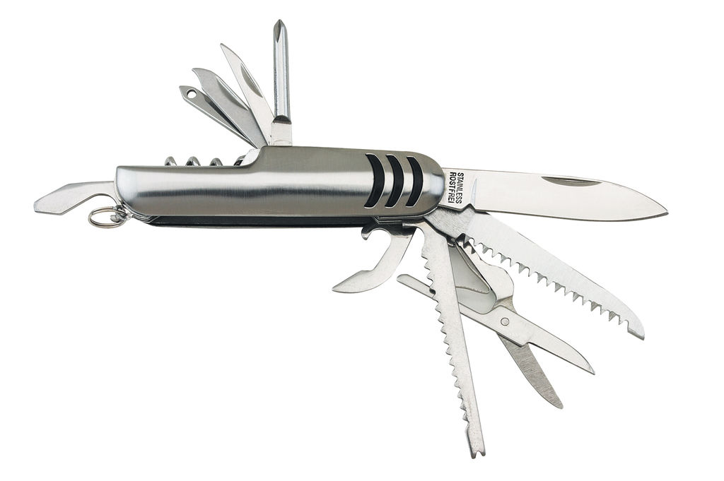 Нож карманный TRIO, цвет серебристый