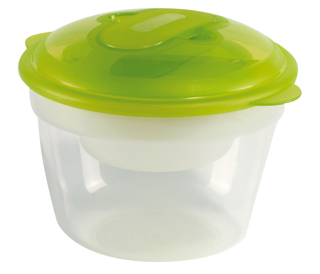 Комплект контейнеров FRESH AND COLD, цвет прозрачный, зелёный