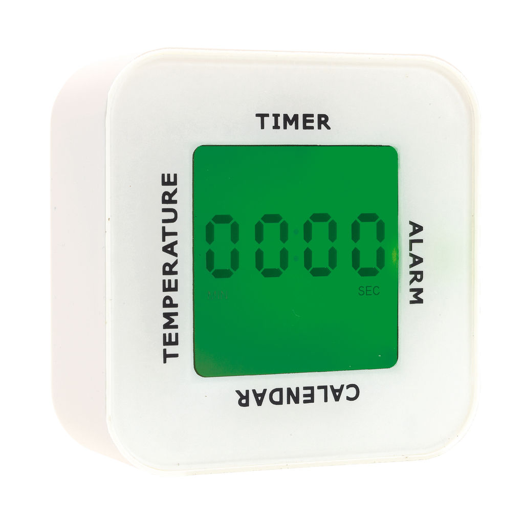 Годинник настільний, колір білий - 56-0401324- Фото №3 Годинник настільний, колір білий - 56-0401324- Фото №3