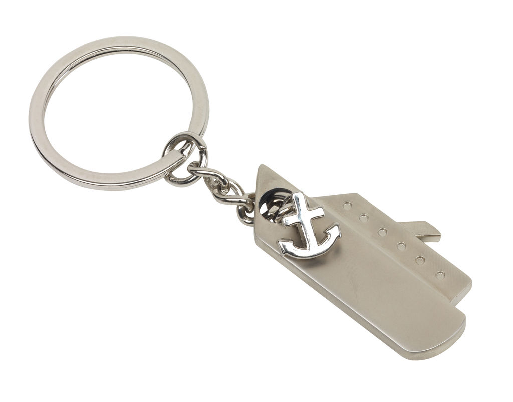 Брелок для ключів CRUISER, колір сріблястий