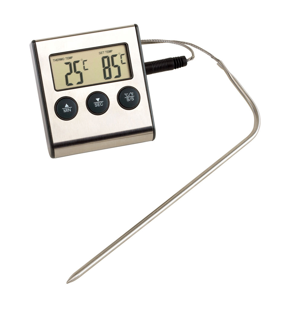Термометр кухонный GOURMET, цвет серебристый, серый