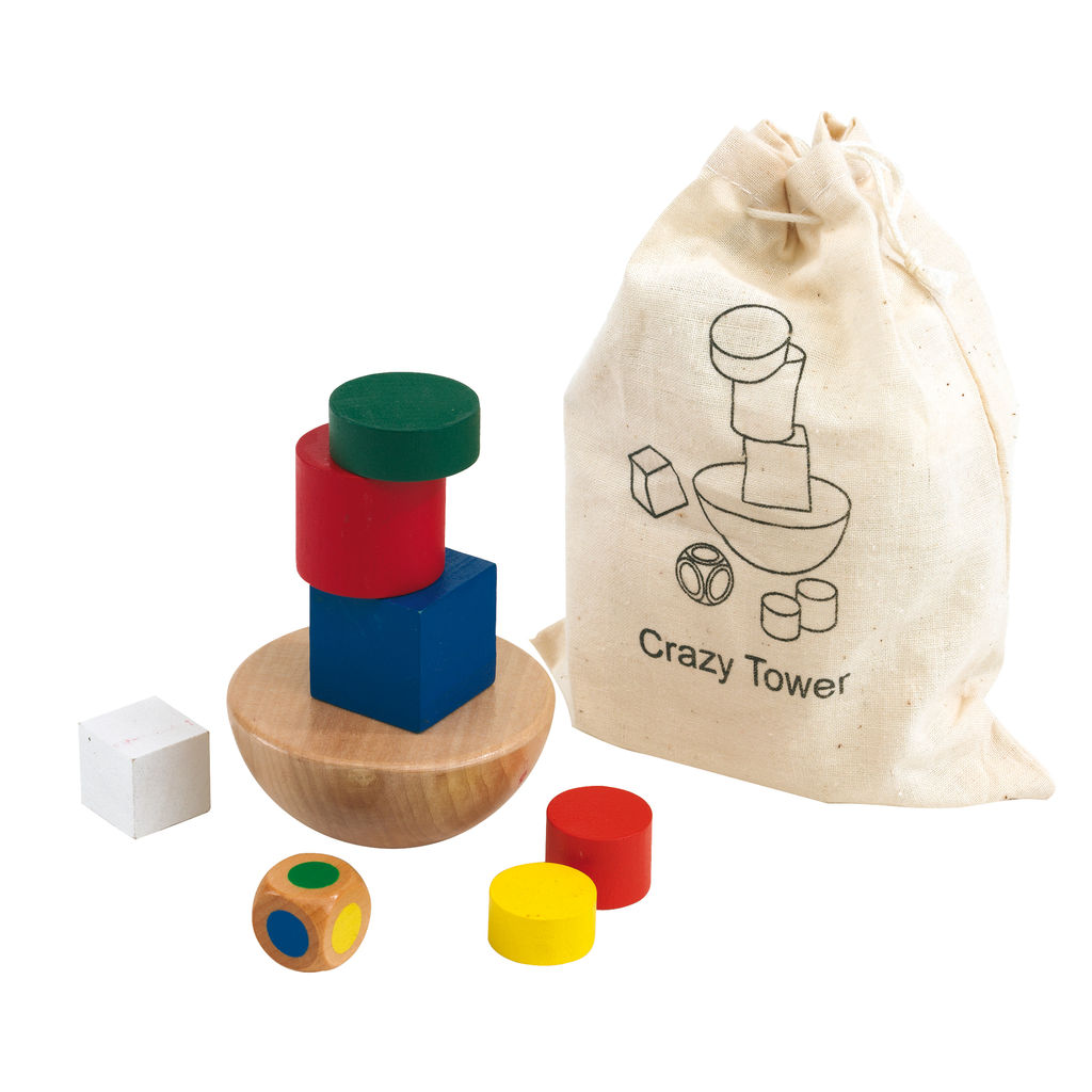 Гра-головоломка CRAZY TOWER, колір різнобарвний