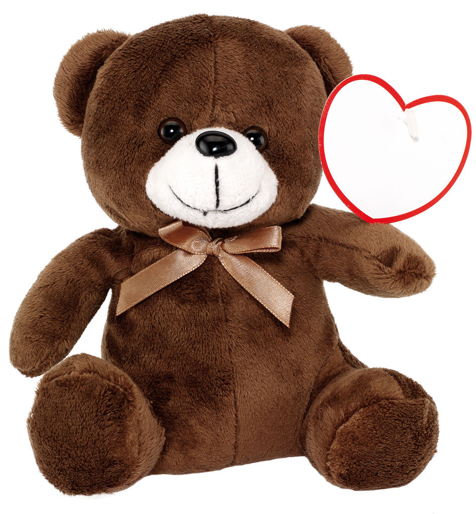 Плюшевий ведмідь RUBEN, колір коричневий