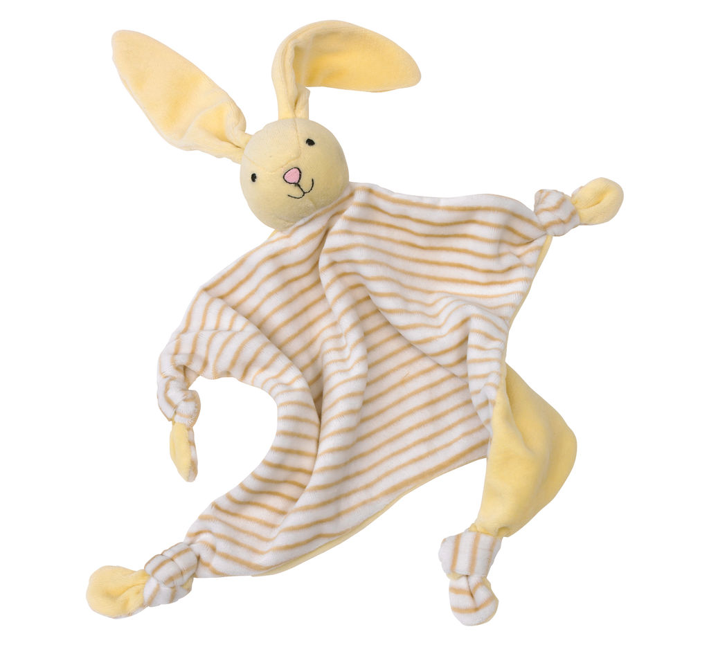Плюшевий кролик OLE, колір білий, коричневий, жовтий