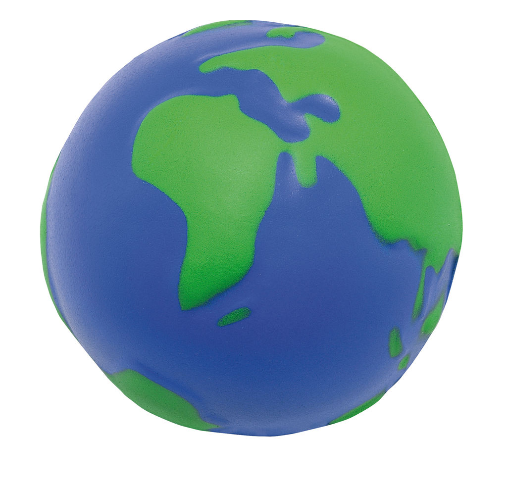 Антистрес - глобус GLOBUS, колір синій, зелений