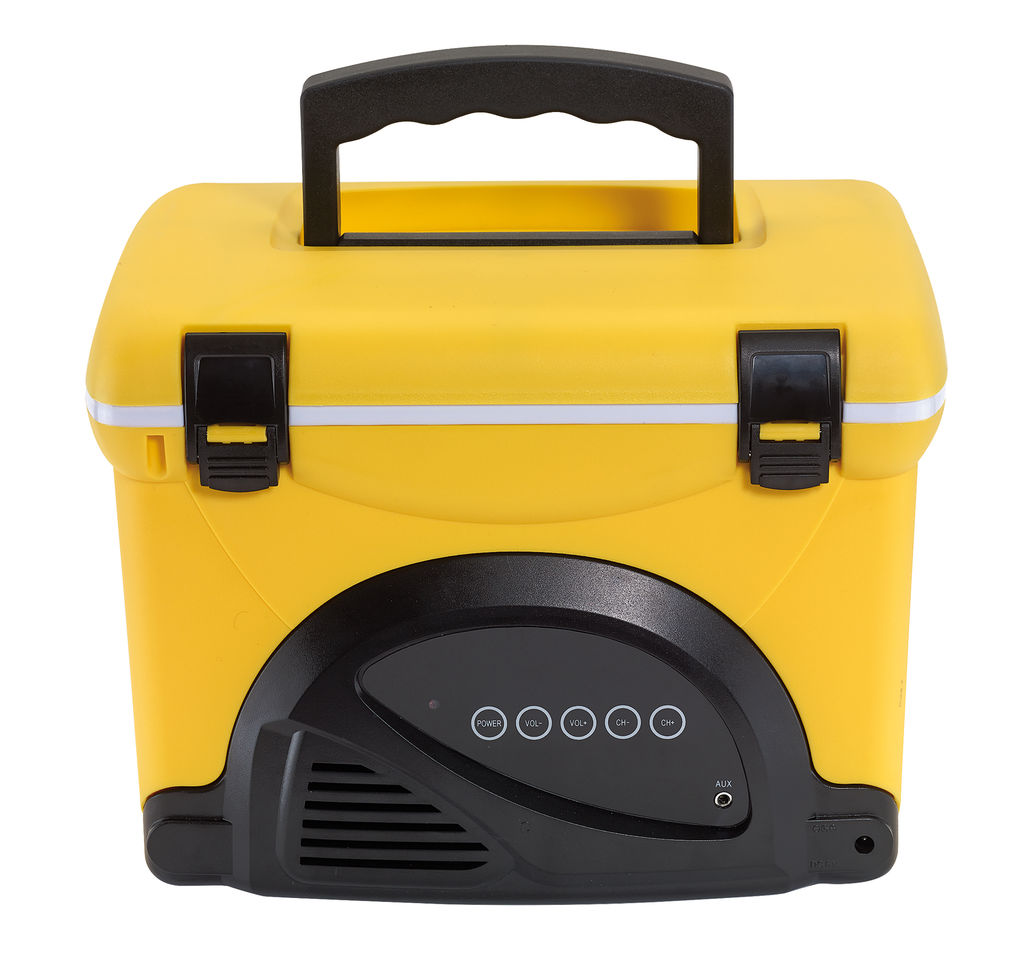 Термоизоляционная сумка COOL MUSIC, колір жовтий, чорний