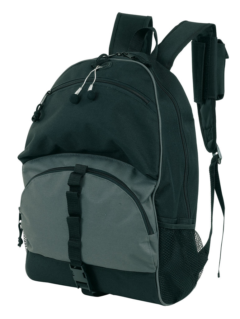 Рюкзак багатофункціональний RELAX, колір чорний, сірий