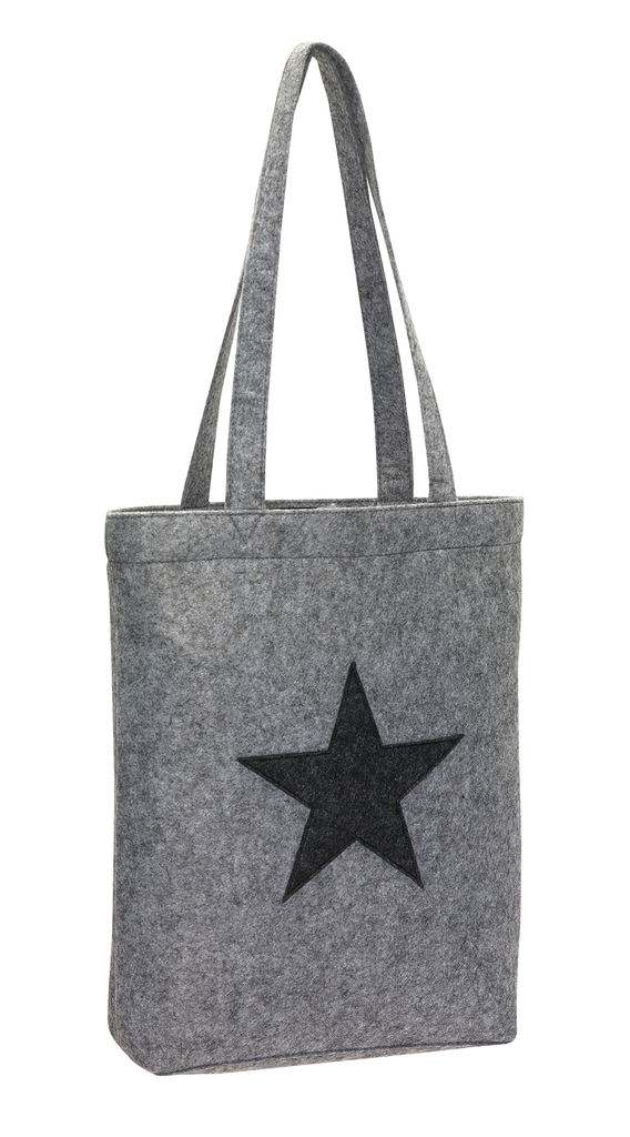 Пакет для покупок STAR DUST, цвет серый