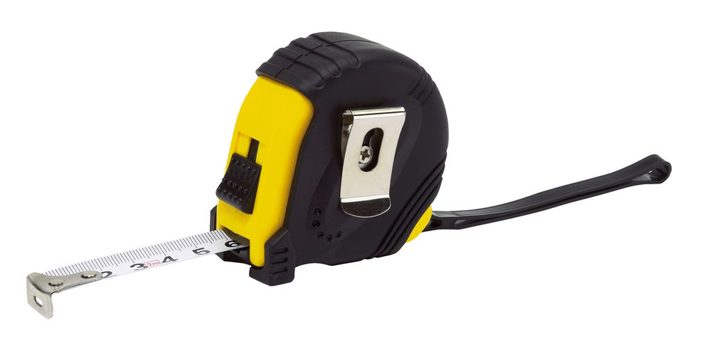 Рулетка автоматическая WORKMAN 3 м, цвет чёрный, жёлтый - 56-0403225- Фото №2
