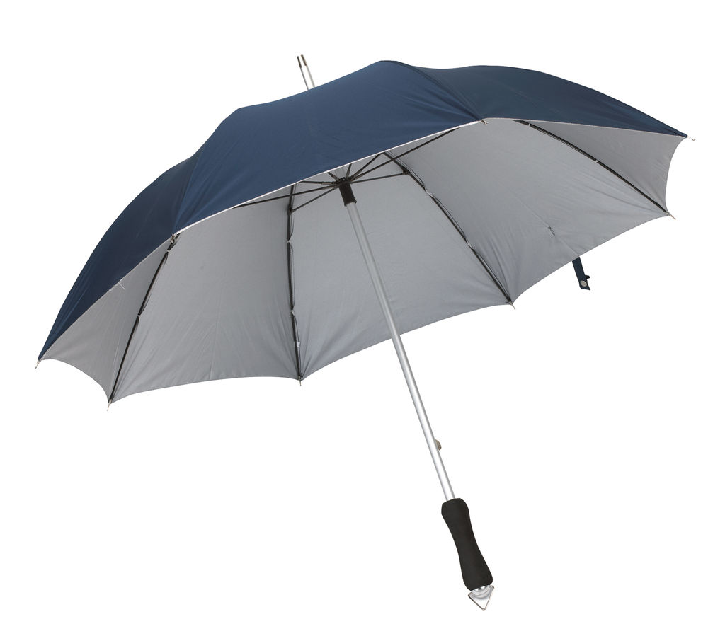 Зонт JOKER, цвет тёмно-синий, серебристый