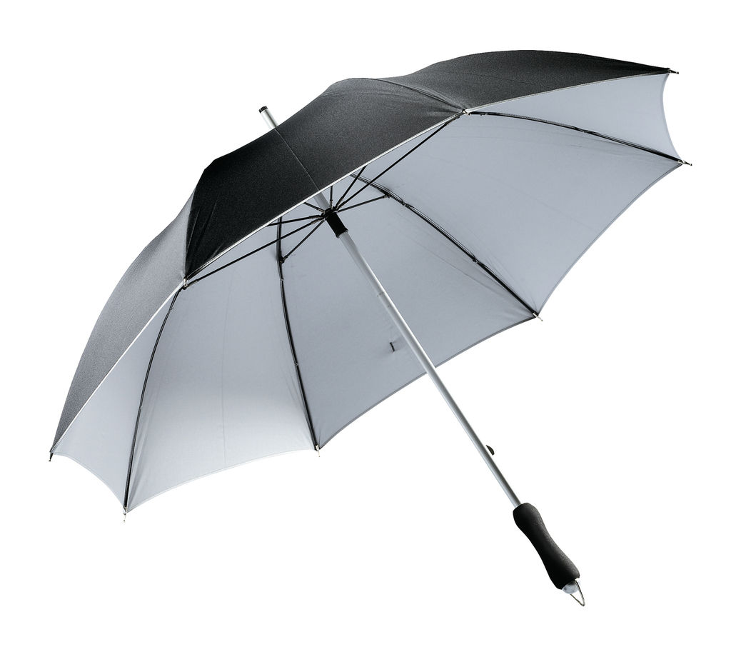 Зонт JOKER, цвет чёрный, серебристый
