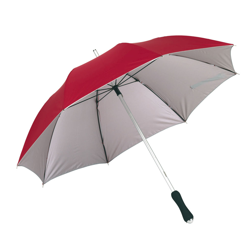 Зонт JOKER, цвет красный, серебристый