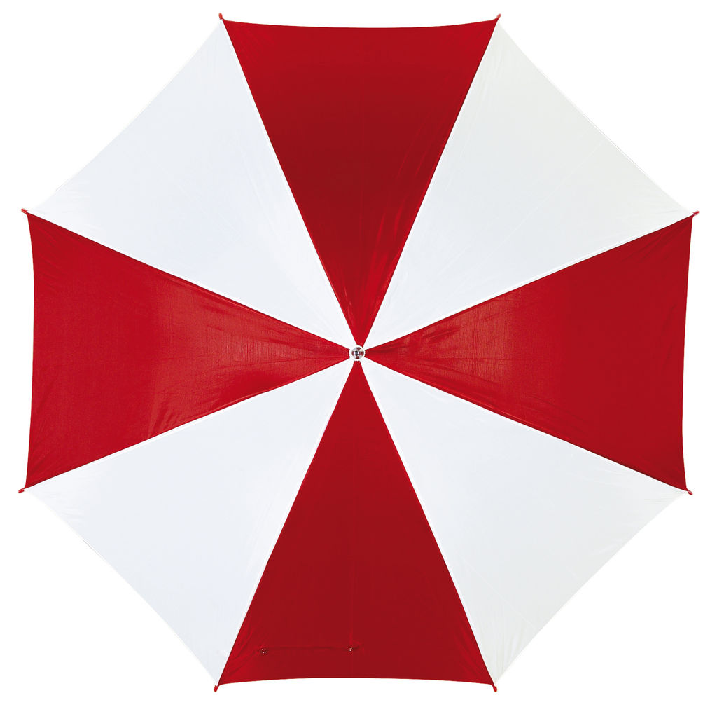 Зонт-трость автоматический DISCO & DANCE, цвет красный, белый