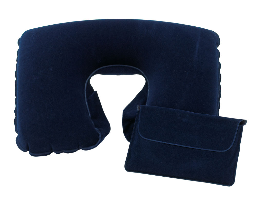 Надувна подушка для подорожей COMFORTABLE, колір синій