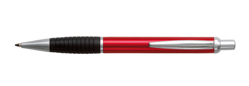 Ручка кулькова алюмінієва VANCOUVER, колір червоний