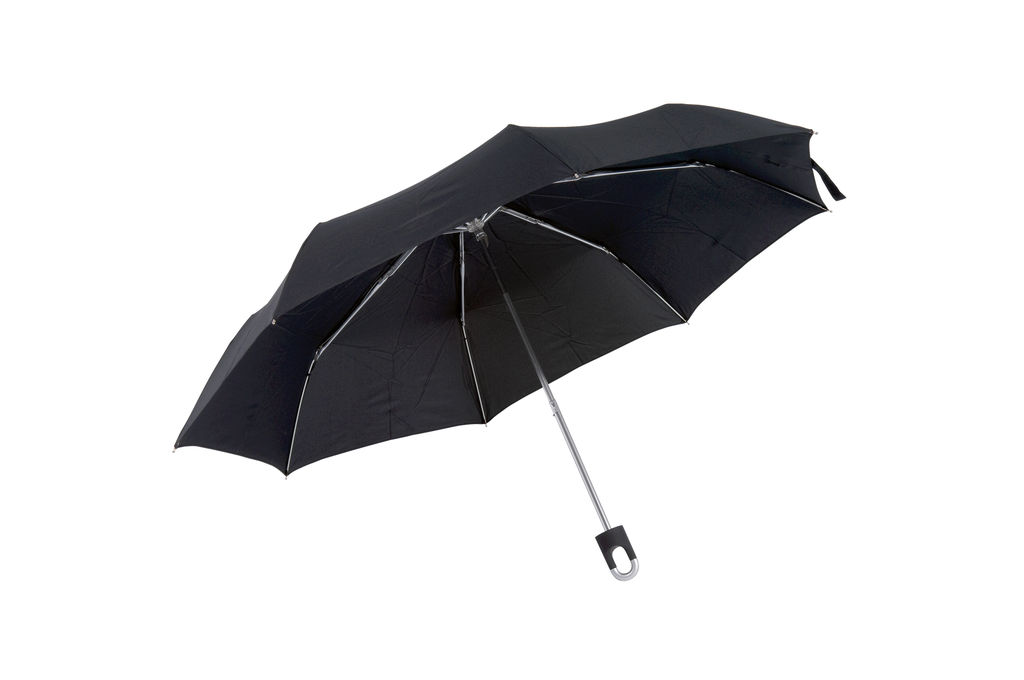 Мини-зонт складной ТWIST, цвет чёрный