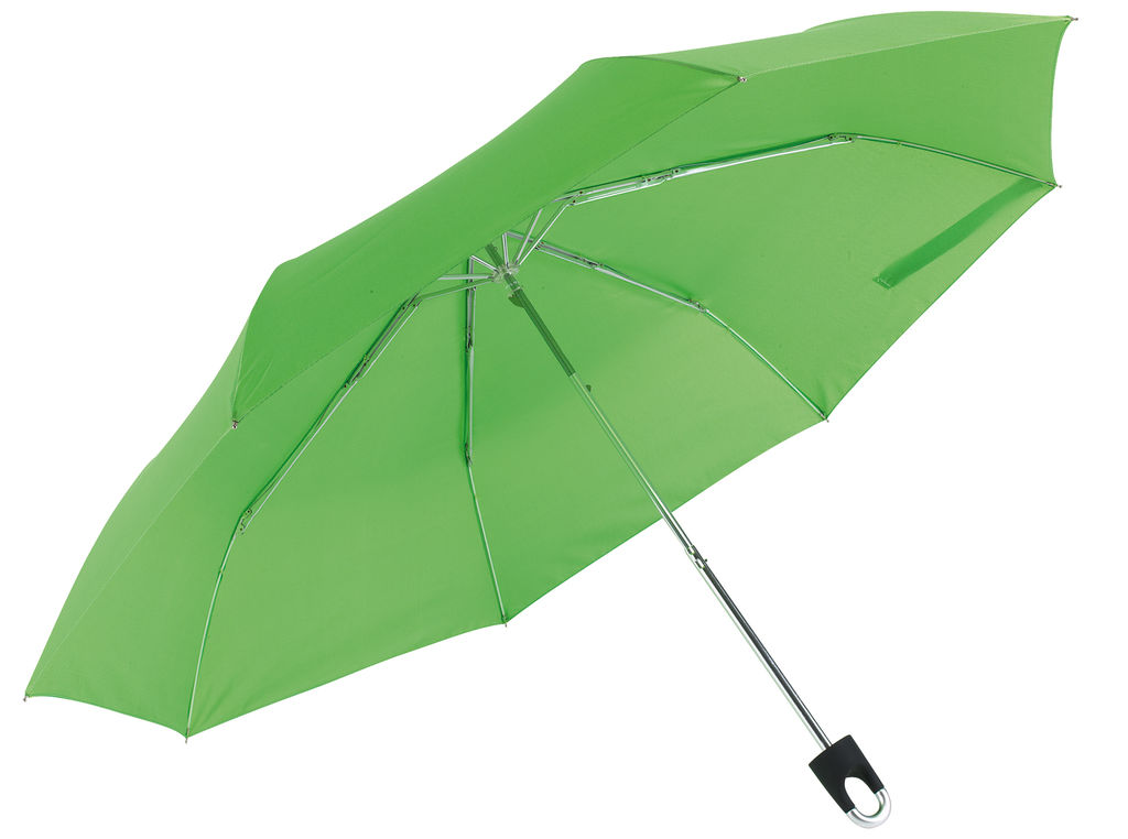 Мини-зонт складной ТWIST, цвет светло-зелёный