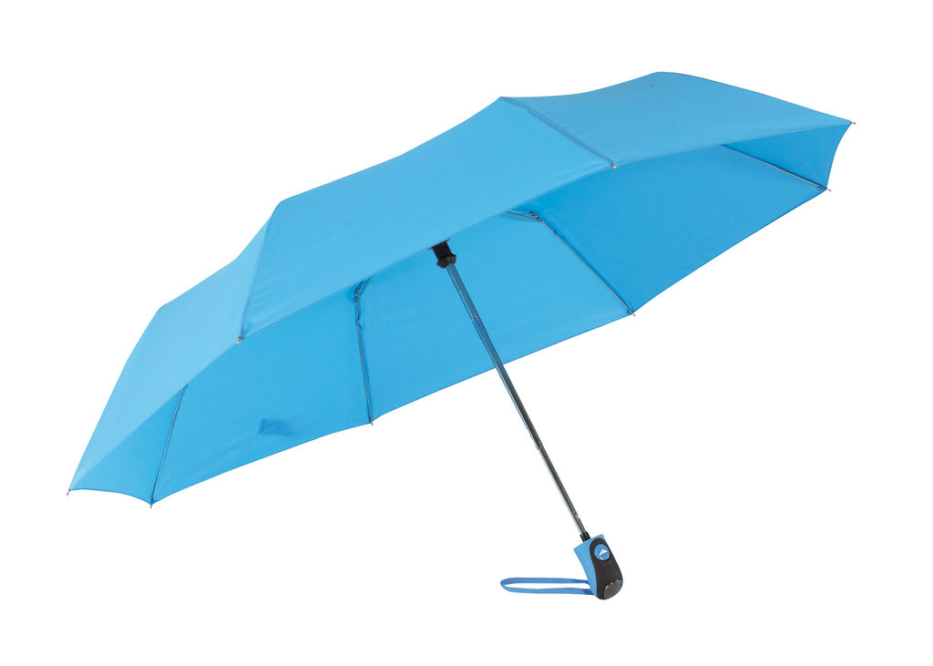 Зонт автоматичекий складной COVER, цвет голубой