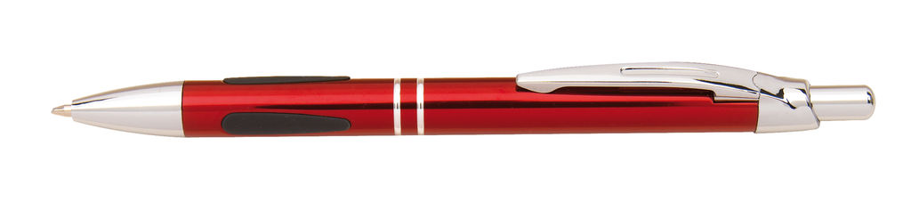 Ручка шариковая алюминиевая LUCERNE, цвет красный