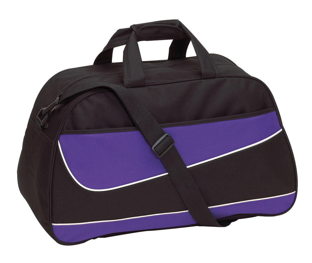 Сумка спортивная PEP, цвет чёрный, фиолетовый