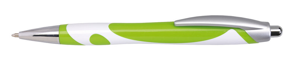 Ручка шариковая MODERN, цвет белый, зелёный