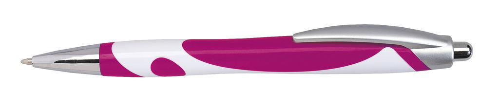 Ручка шариковая MODERN, цвет белый, тёмно-пурпурный
