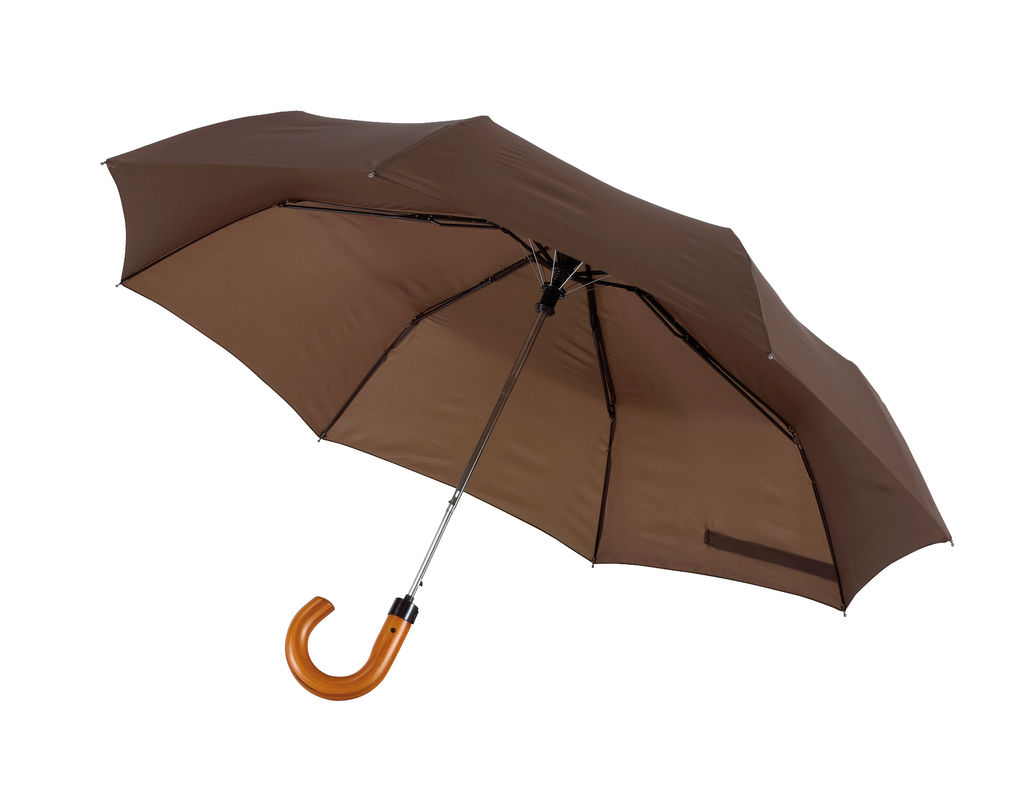 Зонт автоматический LORD, цвет тёмно-коричневый