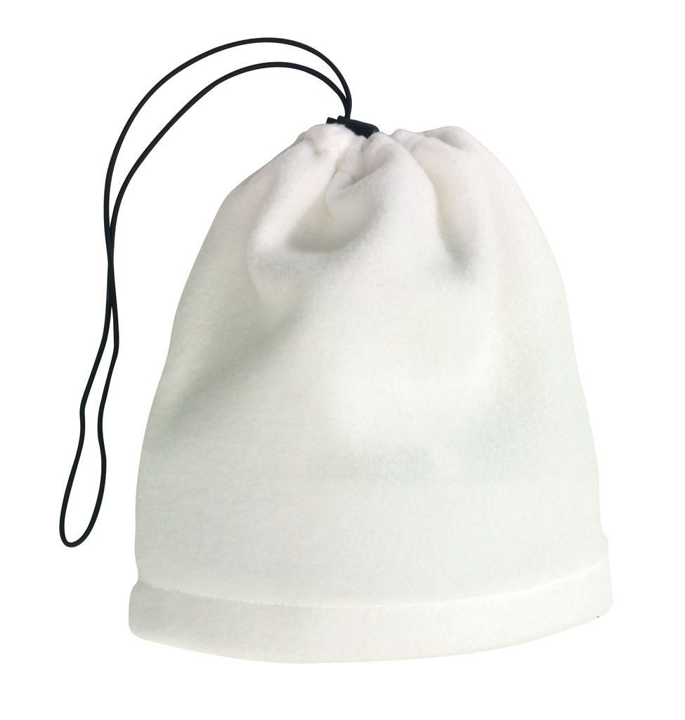 Флисовый шарф-шапка VARIOUS, цвет белый