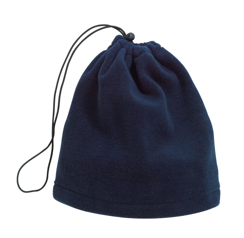 Шарф-шапка флисовый VARIOUS, цвет тёмно синий