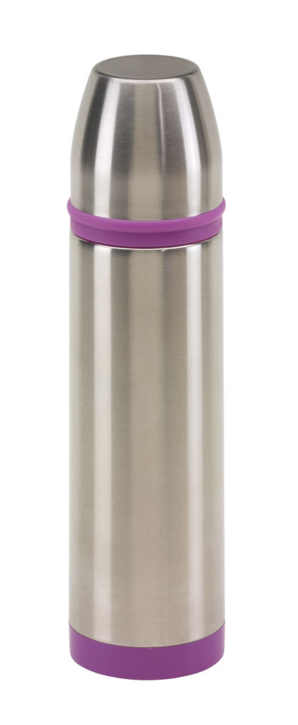 Термоc з нержавіючої сталі KEEP WARM, колір сріблястий, фіолетовий