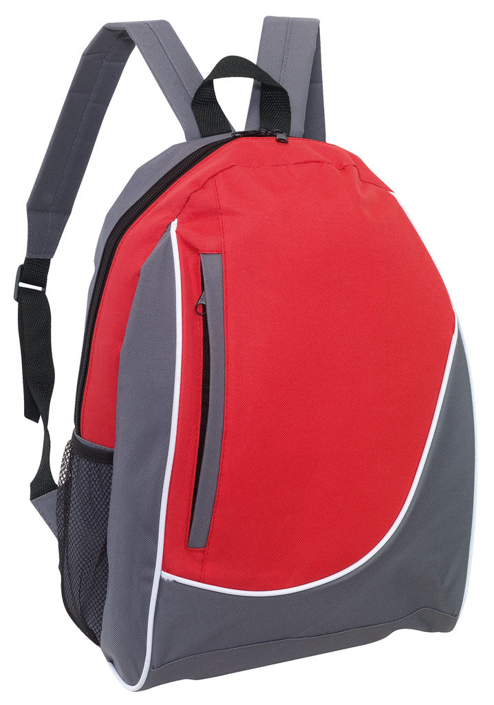 Рюкзак POP, цвет серый, красный