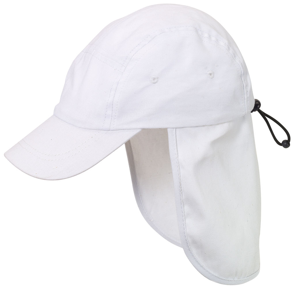 Дитяча шапка з козирком WICKIE, колір білий