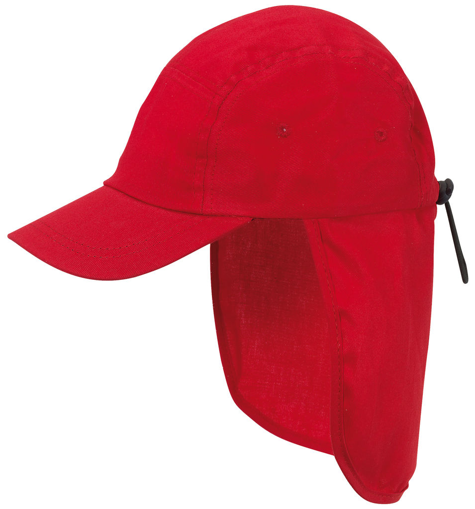 Дитяча шапка з козирком WICKIE, колір червоний