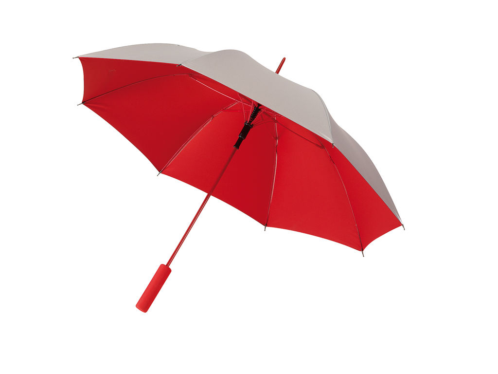Зонт автоматический JIVE, цвет красный, серебристый