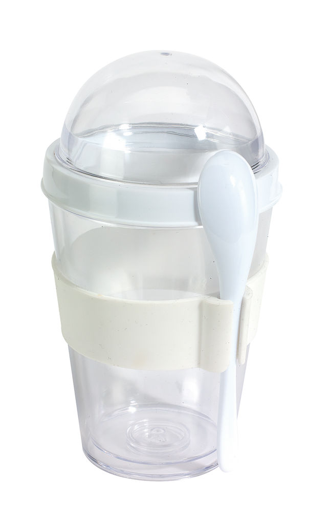 Контейнер для йогурту і мюслі CEREALS, колір білий