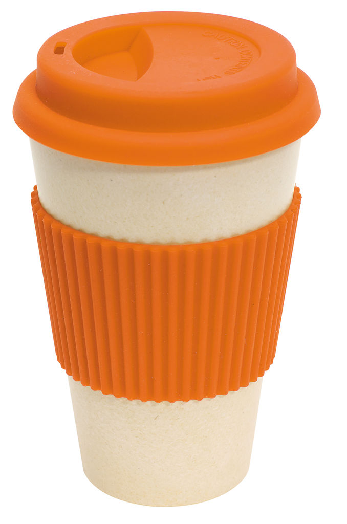 Кружка для кави ECO MUG, колір помаранчевий