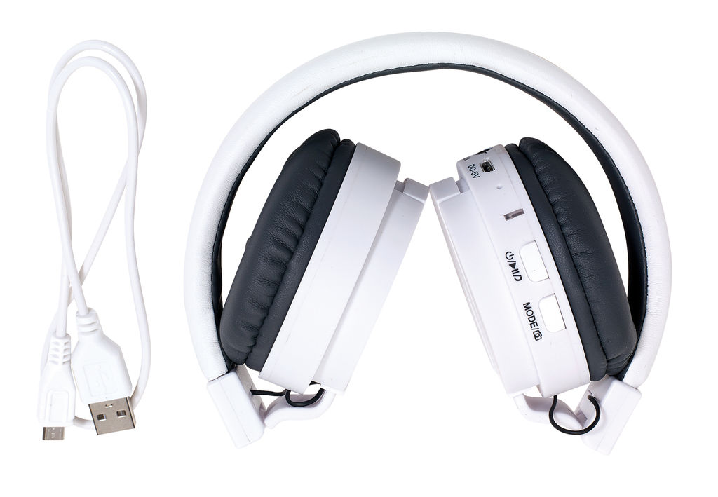 Навушники Bluetooth FREE MUSIK, колір білий