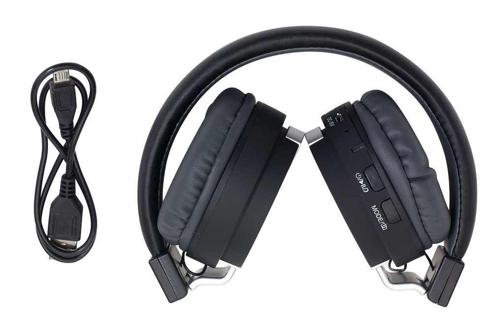 Навушники Bluetooth FREE MUSIK, колір чорний
