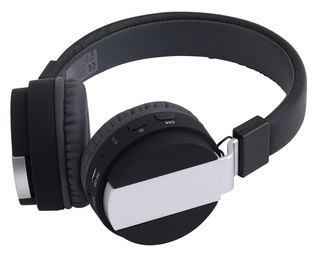Наушники Bluetooth FREE MUSIK, цвет чёрный - 56-0406217- Фото №3
