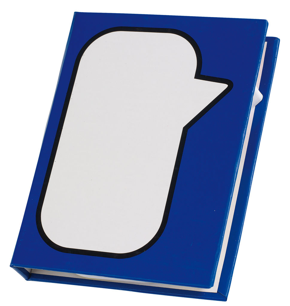 Коробка для заметок SPEECH BUBBLE, цвет синий