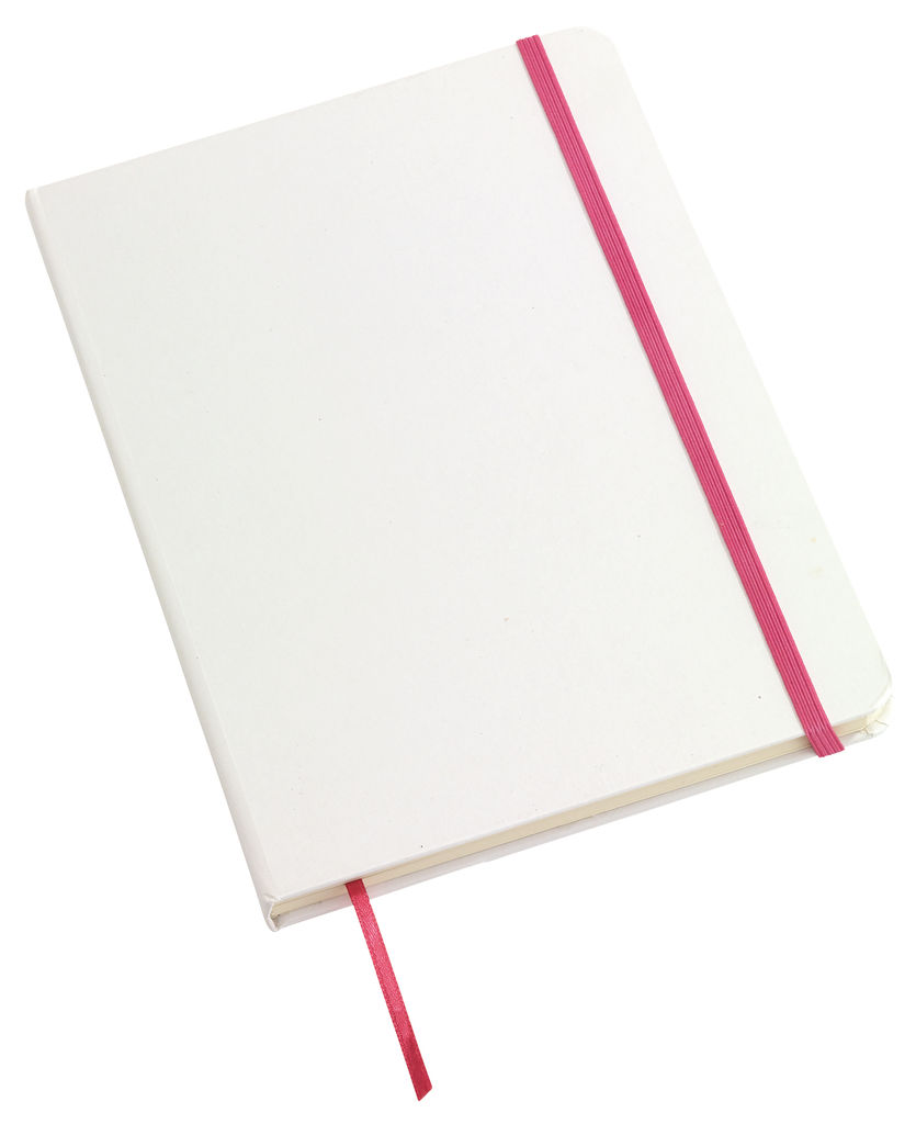 Блокнот AUTHOR А5, колір білий, рожевий