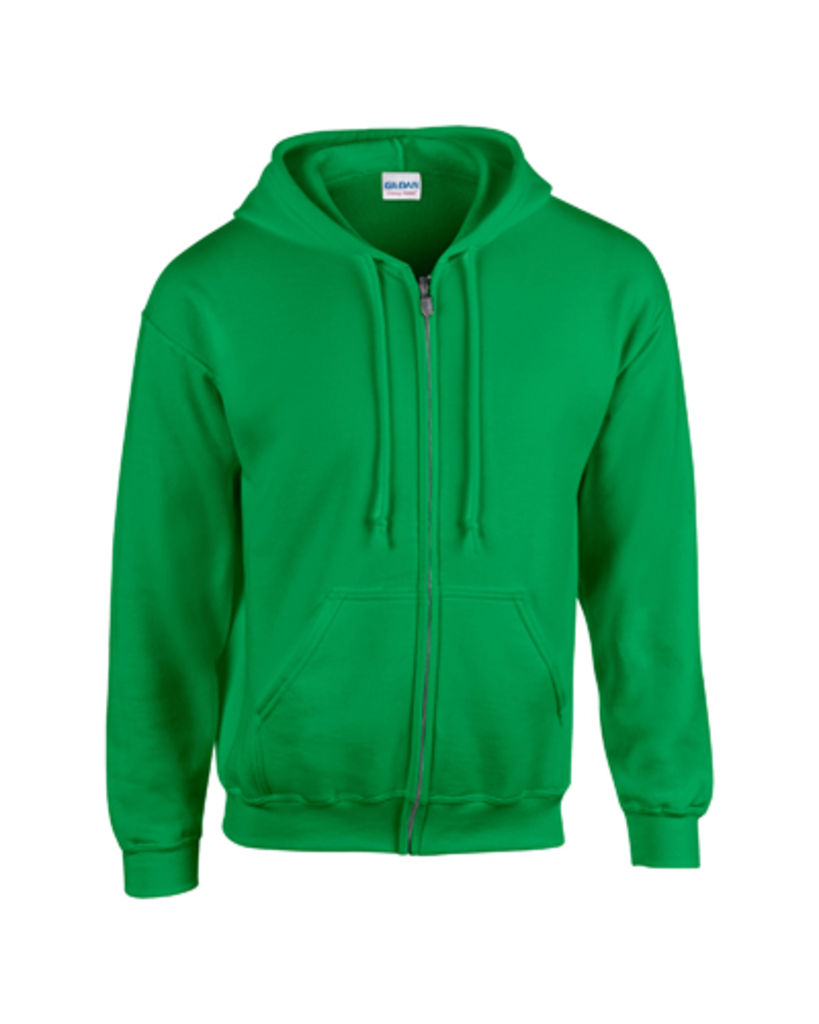 Свитер HB Zip Hooded, цвет зеленый глубокий  размер XXL
