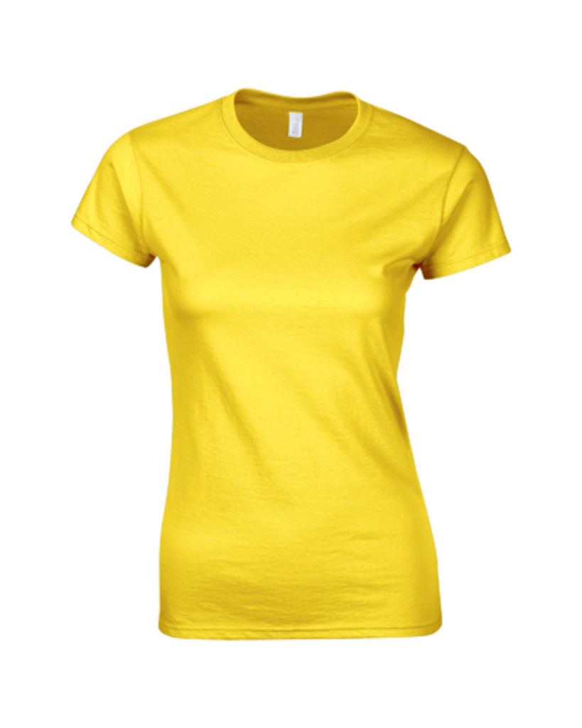 Футболка женская Softstyle Lady, цвет желтый  размер L