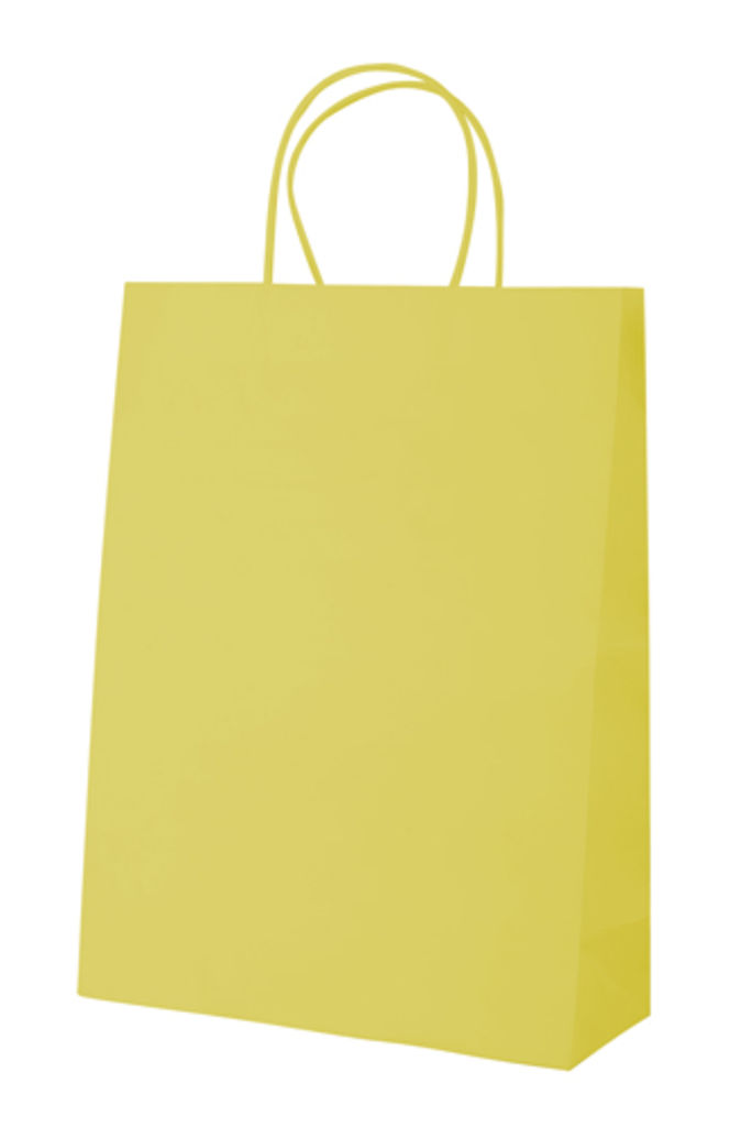 Пакет бумажный  Mall, цвет желтый