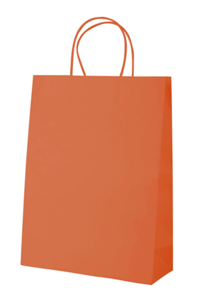 Пакет бумажный  Mall, цвет оранжевый