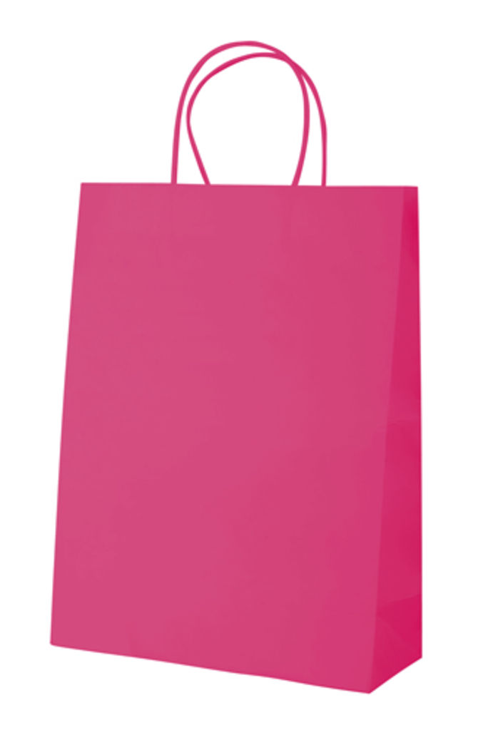 Пакет бумажный  Mall, цвет розовый