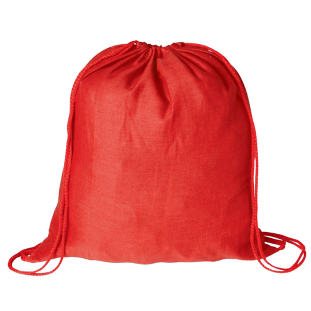 Рюкзак з бавовни на мотузках Bass, колір червоний